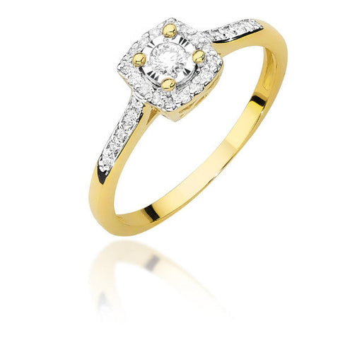 Inel Aur 14K cu Diamante Naturale 0.21 ct