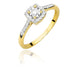 Inel Aur 14K cu Diamante Naturale 0.21 ct