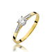 Inel Aur 14K cu Diamant Natural 0.21 ct