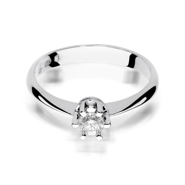 Inel Aur 14K cu Diamant Natural 0.23 ct