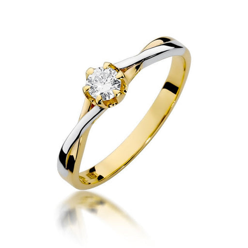 Inel Aur 14K cu Diamant Natural 0.23 ct