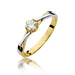 Inel Aur 14k cu Diamant Natural 0.23 ct