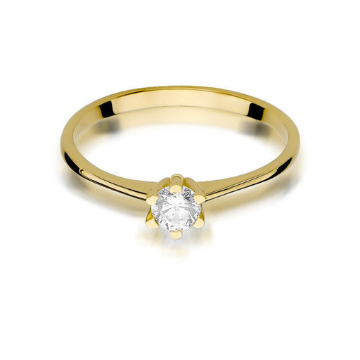 Inel Aur 14K cu Diamant Natural 0.23 ct