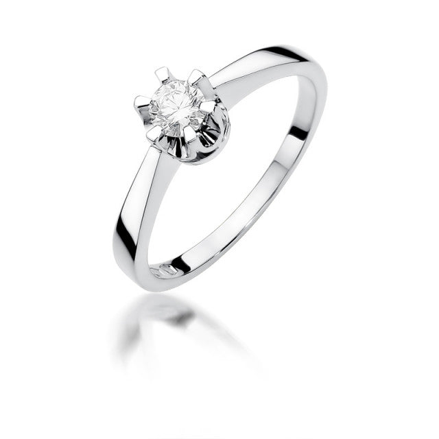 Inel Aur 14K cu Diamant Natural 0.25 ct