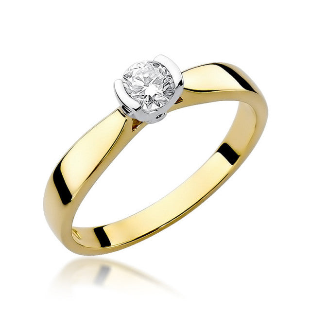 Inel Aur 14K cu Diamant Natural 0.25 ct