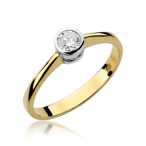 Inel Aur 14K cu Diamant Natural 0.25 ct