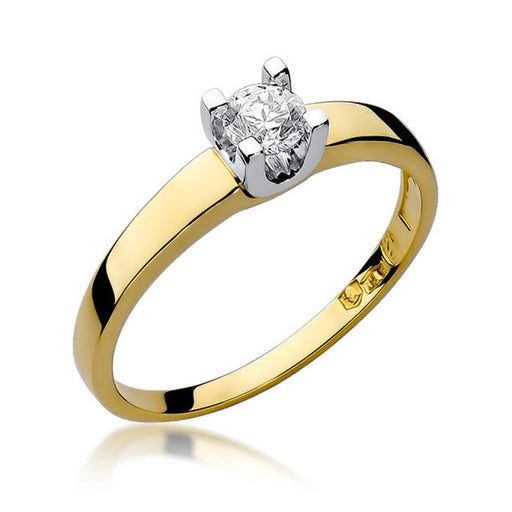Inel Aur 14K cu Diamant Natural 0.25 ct