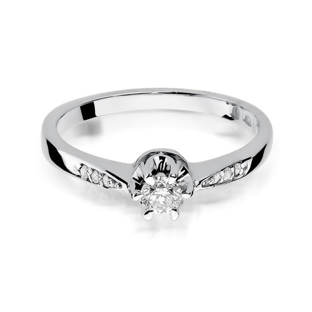 Inel Aur 14K cu Diamant Natural 0.25 ct