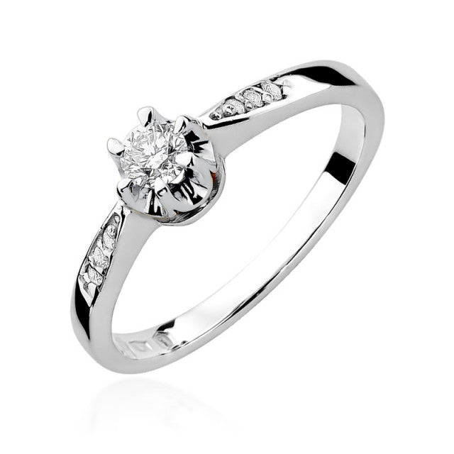 Inel Aur 14K cu Diamant Natural 0.25 ct