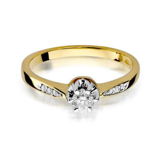 Inel Aur 14K cu Diamante Naturale 0.25 ct