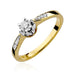Inel Aur 14K cu Diamante Naturale 0.25 ct