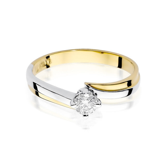 Inel Aur 14K cu Diamant Natural 0.25 ct