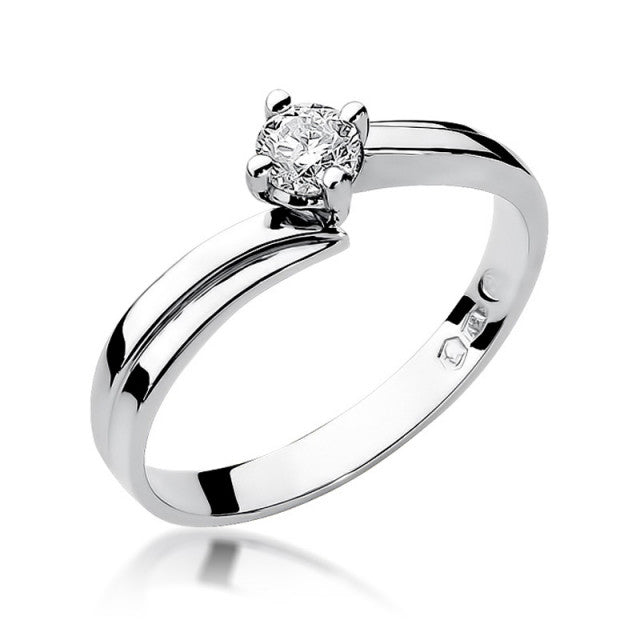 Inel Aur 14K cu Diamant Natural 0.25 ct
