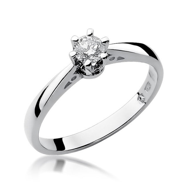 Inel Aur 14K cu Diamant Natural 0.25 ct