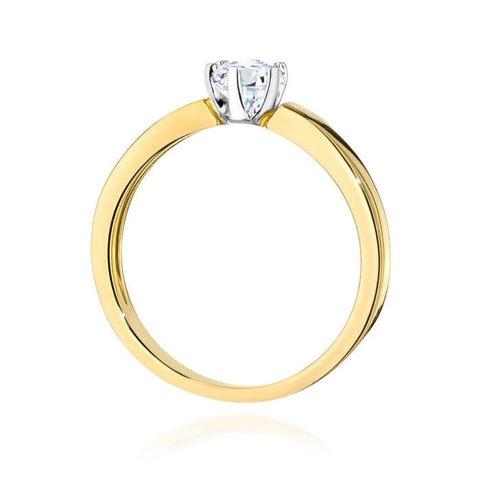 Inel Aur 14K cu Diamant Natural 0.25 ct