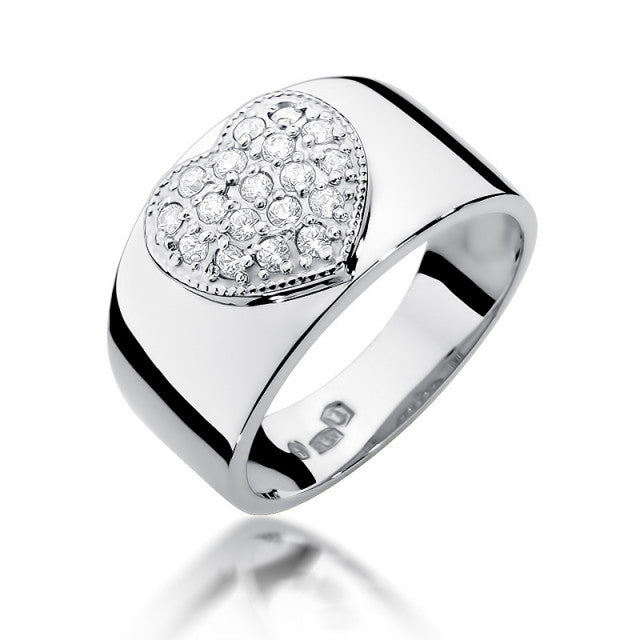 Inel Aur 14K cu Diamant Natural 0.26 ct