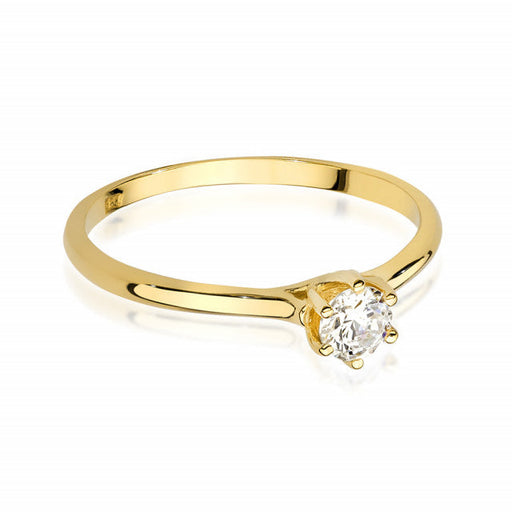 Inel Aur 14k cu Diamant Natural 0.25 ct