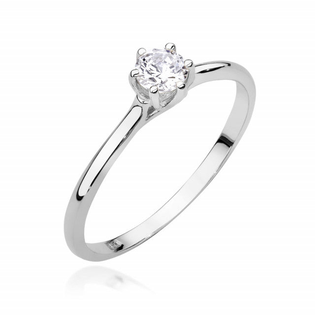 Inel Aur 14k cu Diamant Natural 0.25 ct