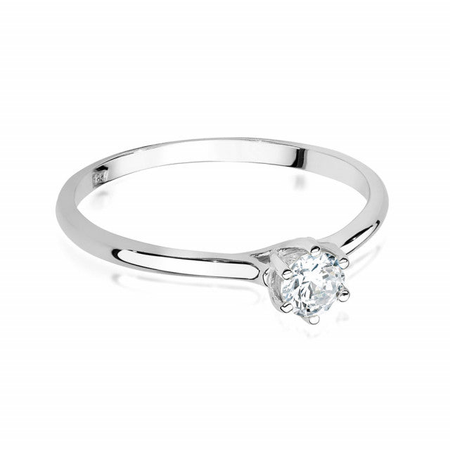 Inel Aur 14k cu Diamant Natural 0.25 ct
