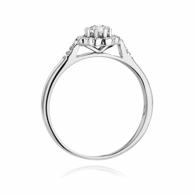 Inel Aur 14K cu Diamant Natural 0.28 ct