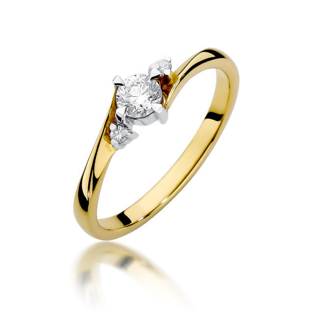 Inel Aur 14K cu Diamant Natural 0.28 ct