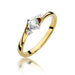 Inel Aur 14K cu Diamante Naturale 0.27 ct