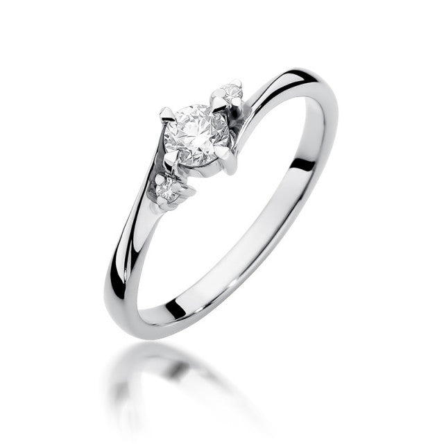 Inel Aur 14K cu Diamante Naturale 0.27 ct