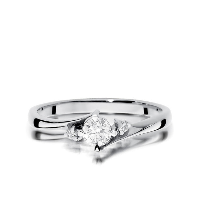 Inel Aur 14K cu Diamante Naturale 0.27 ct