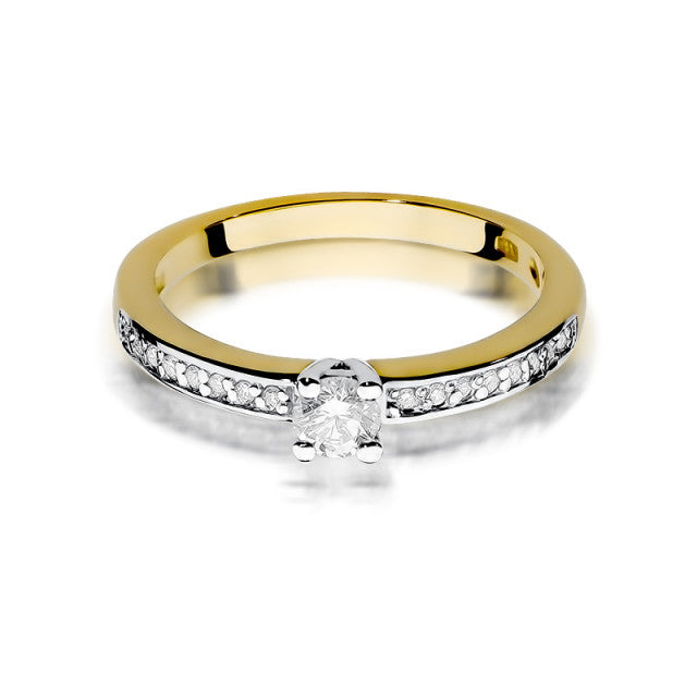Inel Aur 14K cu Diamant Natural 0.28 ct
