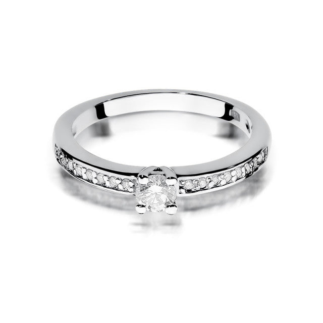 Inel Aur 14K cu Diamant Natural 0.28 ct
