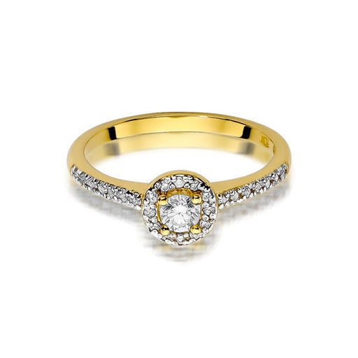 Inel Aur 14K cu Diamant Natural 0.28ct