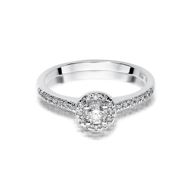 Inel Aur 14K cu Diamant Natural 0.28ct