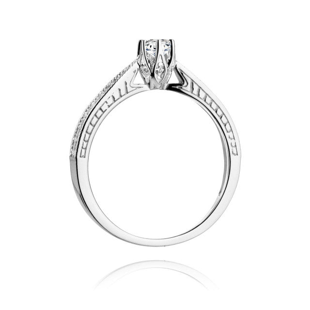 Inel Aur 14K cu Diamant Natural 0.30 ct