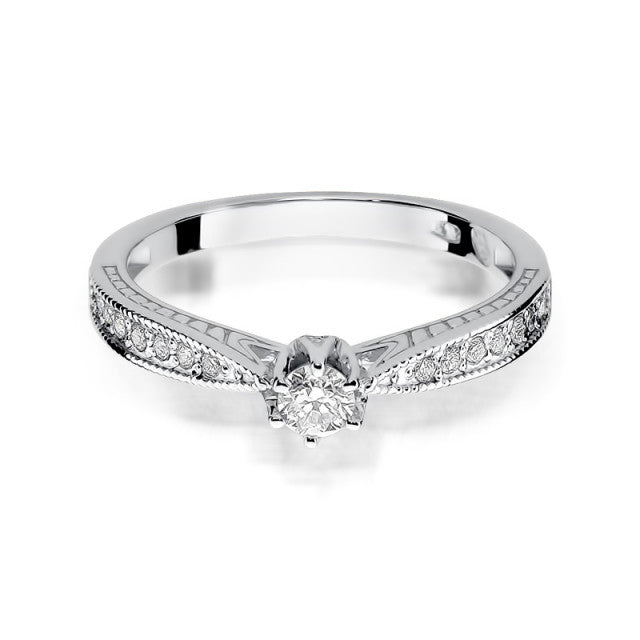 Inel Aur 14K cu Diamant Natural 0.30 ct