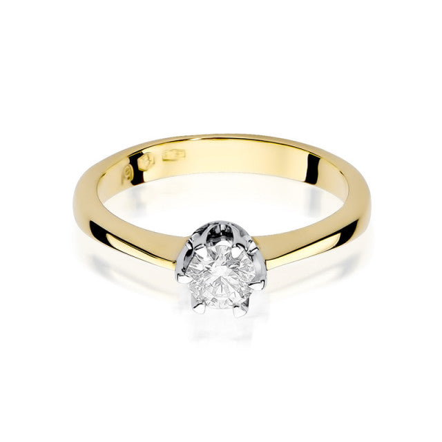 Inel Aur 14K cu Diamant Natural 0.30 ct