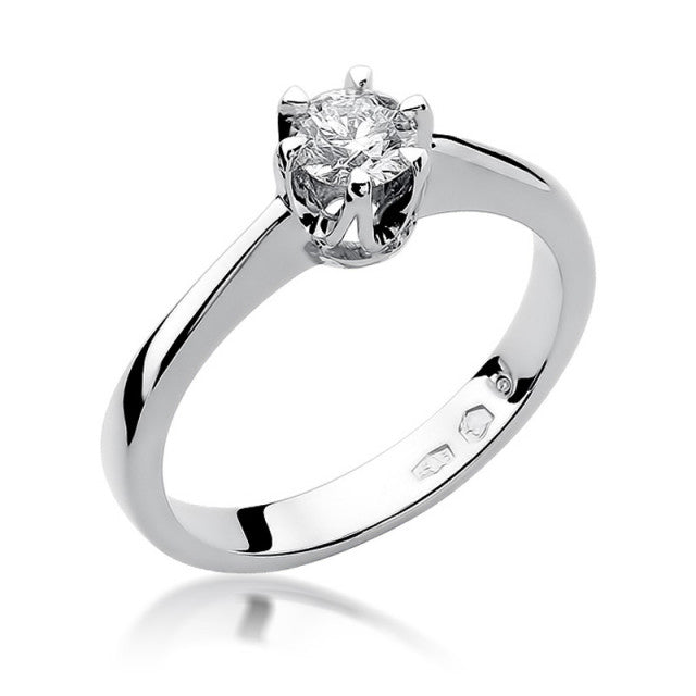 Inel Aur 14K cu Diamant Natural 0.30 ct