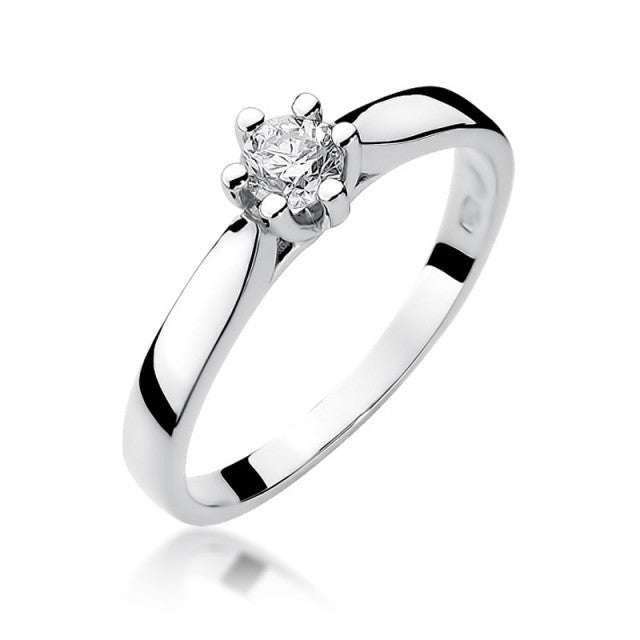 Inel Aur 14K cu Diamant Natural 0.30 ct