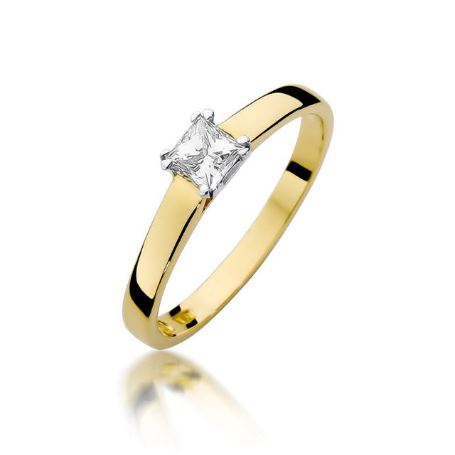 Inel Aur 14K cu Diamant Natural 0.30 ct