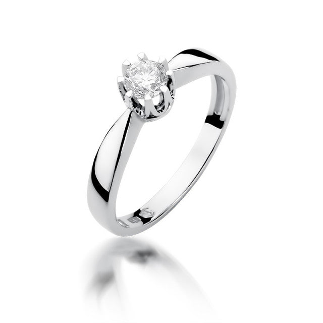 Inel Aur 14K cu Diamant Natural 0.30 ct