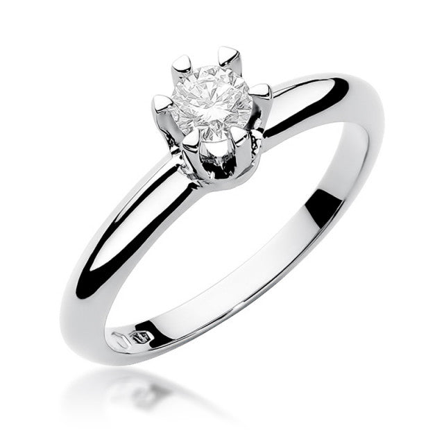 Inel Aur 14K cu Diamant Natural 0.30 ct