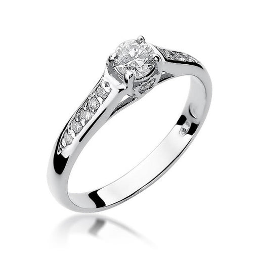 Inel Aur 14K cu Diamant Natural 0.33 ct