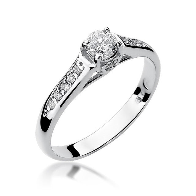 Inel Aur 14K cu Diamant Natural 0.33 ct