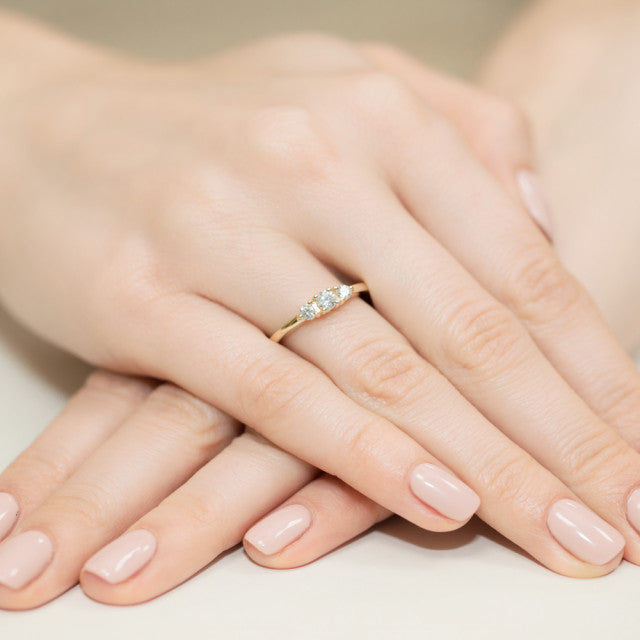 Inel Aur 14k cu Diamant Natural 0.33 ct