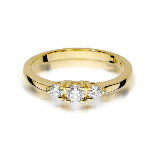 Inel Aur 14k cu Diamant Natural 0.33 ct
