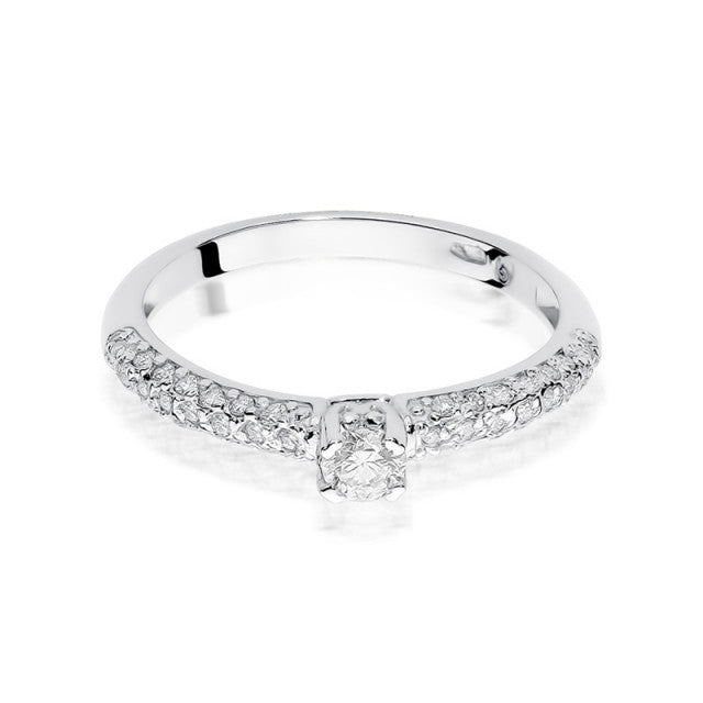 Inel Aur 14K cu Diamant Natural 0.36 ct