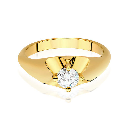 Inel Aur 14K cu Diamant Natural 0.40 ct