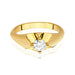 Inel Aur 14K cu Diamant Natural 0.40 ct