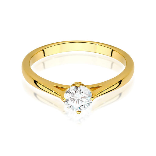Inel Aur 14K cu Diamant Natural 0.40 ct