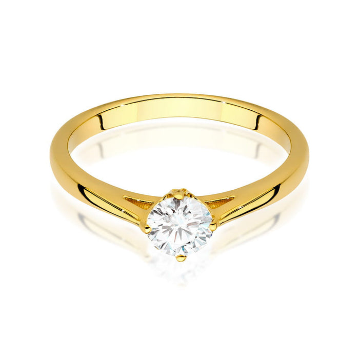 Inel Aur 14K cu Diamant Natural 0.40 ct