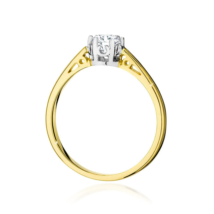 Inel Aur 14K cu Diamant Natural 0.40 ct